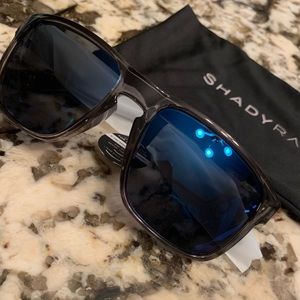 Shady Rays Deep Sea, glacier smoke color enhanced Polarized lenses. Brand New.